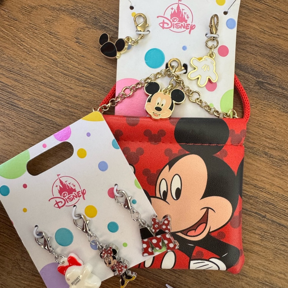 Disney Parks Mickey Charm Accessory Set